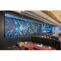 Panel LED Indoor Definisi Tinggi P1.86 Bezel Tipis Hemat Energi untuk Aula Konferensi dan Aula Pameran
