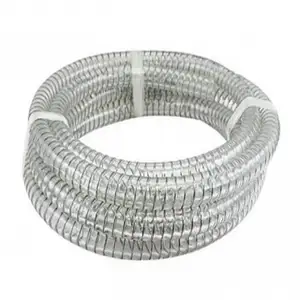 Hot selling products composite Spiral Steel Wire Reinforced PVC fiber Hose