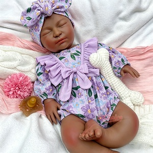 55cm Realistic Full Body Silicone <strong>Reborn</strong> Baby Doll Newborn Doll Look Real Sleeping <strong>Bebes</strong> <strong>Reborn</strong> De Silicona Anatomically Correct - Product Image 4