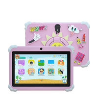 Tableta Inteligente Android de 7 Pulgadas para Niños, con WiFi, Funda de Silicona Bonita, Resistente, Juegos, Educativa, Regalo para Niños