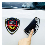 Imanes Decorativos Grandes para Autos, Resistentes a los Rayos UV y a la Intemperie, con Impresión Personalizada de Logotipo, Reutilizables, Reflectantes, de Seguridad