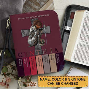 Dropshipping Bolsa de Biblia Diseño personalizado Descubre el significado sagrado de tu nombre Cubierta DE LA Biblia impermeable de alta calidad - Product Image 3
