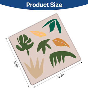 Q Y Mahjong Table <b>Mat</b> Custom Logo Foldable Automatic Natural Rubber Microfiber Fabrics Silent Table Cover Factory Source Waterpr - Product Image 3