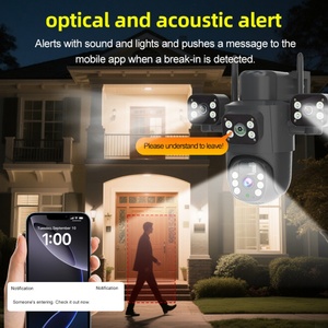 Eseecloud 2.4G 5G WiFi 3Lens 40MP 4G Sim Card Solar PTZ Camera Outdoor Network Wireless Bullet Surveillance CCTV <b>Security</b> Camera - Product Image 4