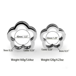 Metall Sexspielzeug Dildo Ring Herzförmiger Dildo - Product Image 5