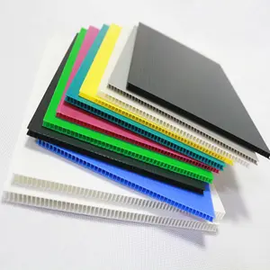 Bán Buôn Không Thấm Nước Kín Tái Chế Chloroplast Polypropylene Fluted Sóng Tấm Nhựa Board