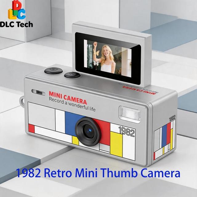 DLC LK030 Multi Color Trendy Mini Thumb Camera Key Ring Wearable Digital Camcorder Support Photo Video Audio Recording