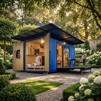 Maison conteneur modulaire préfabriquée en acier extensible et portable pour complexe hôtelier - Offre Spéciale