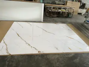 도자기 광택 유약 대리석 모양 슬래브 타일 광택 유약 대리석 모양 슬래브 벽 타일 탄소 슬레이트 패널