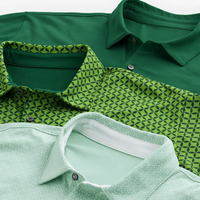 Polo de golf pour hommes personnalisé en polyester imprimé par sublimation, à col et manches courtes, avec logo de qualité