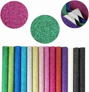 One Roll Sparkle Glitter Surface Solid Leather Fabric Sheets <strong>Large</strong> Size for Leather Earrings <strong>Bows</strong> Wallets DIY Project - Product Image 3