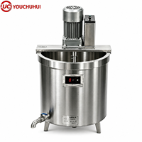 Marmite à soupe électrique et à gaz professionnelle robuste en acier inoxydable 304 pour cuisine industrielle