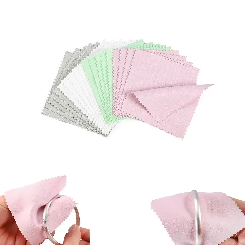 Polish Package Soft Fabric Clean Wiping Anti Tarnish Jewelry Cleaning Silver Polishing Cloth