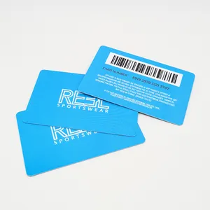पूर्ण रंग प्रिंट अनुकूलित पीवीसी प्लास्टिक लोगो सदस्यता Qr कोड उपहार बारकोड कार्ड