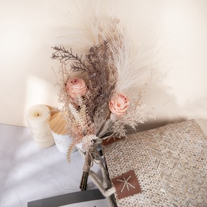 CallaFloral Ramo de Flores Artificiales de Arena CF01167, Tela de Tejido Pan, Decoración para el Hogar y Bodas - Product Image 1