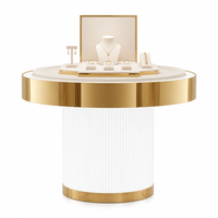 Vitrine à bijoux avec éclairage LED, présentoir en verre pour bijouterie, boutique de marque, aménagement de magasin, exposition, vente en gros