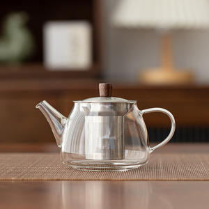 Juego de té Kung Fu de acero inoxidable para el hogar moderno de diseño Original 2024, <span class=keywords><strong>tetera</strong></span> de separación de agua con <span class=keywords><strong>cucharón</strong></span> de baja fuga - Product Image 6