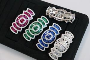 Broche géométrique vintage en argent sterling 925 de luxe avec micro-inserts de zircon, unisexe, pour mariage, fête ou cadeau de fiançailles, bijoux - Product Image 3