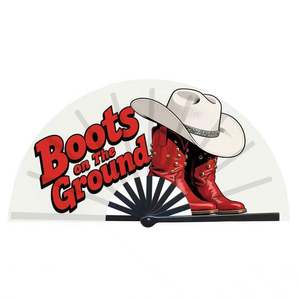 Abanico Plegable de Plástico Grande y Colorido de 33 cm Personalizado para Hombres/Mujeres, Abanico Tallado de Kung Fu para Festivales, Baile y Regalos - Product Image 6