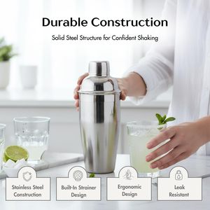 Coctelera de Acero Inoxidable de 750 ml con Logotipo Personalizado para Margaritas, Martini y Otras Bebidas - Product Image 4
