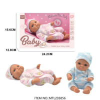 Fabricante OEM, muñecas de bebé Reborn de 8 pulgadas, muñeca de goma Real suave, muñeca de juguete realista para niños pequeños