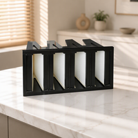 Filtre purificateur d'air HEPA V-Bank pour ventilation combinée CVC, MERV 13 14, en forme de W, volume d'air élevé, efficacité 65-95% H13/H14