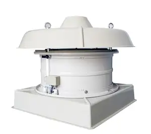 with round roof vent covers and mute performance 9600m3/h air volume roof exhaust fan