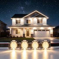 Vente en gros de lumières LED RGB à points de pixels personnalisées DC24V 35mm IP67 étanches en matériau PC pour décorations de Noël en extérieur, garantie 3 ans