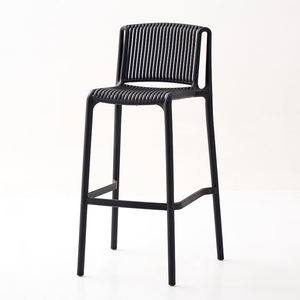 Sedia da <span class=keywords><strong>Bar</strong></span> in plastica all'ingrosso di alta qualità più venduta altezza da banco impilabile per hotel e ristoranti moderni - Product Image 5