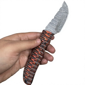 Couteau à lame fixe Drop Point en acier Damas pour le camping et la survie - Prix compétitifs pour les détaillants - Product Image 2