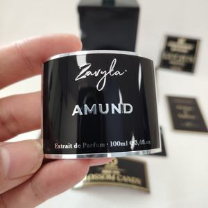 2025 Premium Perfume Customized Metal <b>Sticker</b> 3D Label Low MOQ for High Quality Packaging Labels - Product Image 5