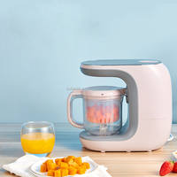 Machine à aliments pour bébé, mixeur vapeur, purée, robot culinaire, hachoir, cuisson et broyage automatiques avec panneau de commande tactile, sans BPA
