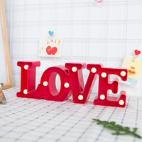 Enseigne Lumineuse LED Néon Créative Cœur LOVE, Décoration de Fête de Mariage, Lampe Néon pour Saint-Valentin, Anniversaire, Décoration d'Intérieur, Veilleuse