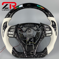 Volant personnalisé en fibre de carbone avec LED pour Nissan Altima Sport, volant personnalisé pour 350z 370z 400z GTR Teana X-Trail