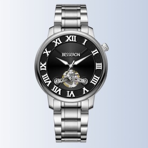 Reloj Digital Automático Mecánico de Esqueleto, Cristal de Zafiro, Caja de Acero Inoxidable 316L, Resistencia al Agua 5BAR, Caja para Hombre de Lujo - Product Image 4