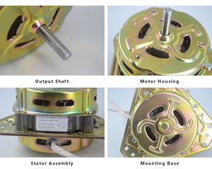 <span class=keywords><strong>Moteur</strong></span> de séchage universel AC en aluminium pur équilateral 70W pour machines <span class=keywords><strong>à</strong></span> <span class=keywords><strong>laver</strong></span> semi-automatiques - Product Image 2