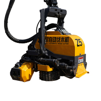Machines forestières pour arbres coupées à longueur Équipement d'exploitation forestière Z5 Tronçonneuse Grappin Scie 500mm Bois