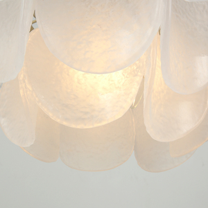Copper Customized <b>Modern</b> Glass <b>Ceiling</b> Pendant <b>Light</b> Chandelier All Copper Natural Marble for Living Room Includes AC Power Bulb - Product Image 6