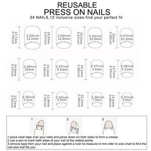 <span class=keywords><strong>Uñas</strong></span> postizas de moda: diseño de margaritas pequeñas en bloques de color rosa y amarillo, ideales para chicas modernas. - Product Image 2