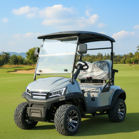 Voiturette de golf électrique Sammy 4 places 72V Lithium DOT US, couleur de carrosserie personnalisable, boîte arrière supplémentaire, rangement supplémentaire, modèle de luxe