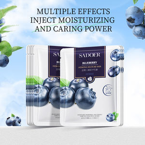 <span class=keywords><strong>Mascarilla</strong></span> Facial Funcional <span class=keywords><strong>para</strong></span> el Cuidado <span class=keywords><strong>de</strong></span> la Piel, Blanqueadora, Multifrutas, con Arándanos y Frijoles Negros, Marca Privada OEM SADOER - Product Image 6