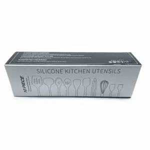 10 قطعة مقاومة للحرارة سيليكون ملعقة مجموعة أدوات المطبخ - Product Image 6