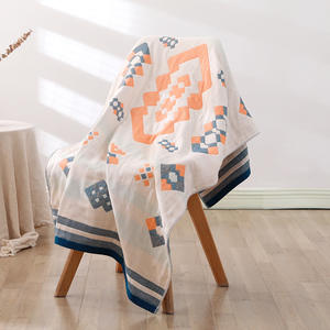 Serviette <span class=keywords><strong>de</strong></span> <span class=keywords><strong>plage</strong></span> <span class=keywords><strong>de</strong></span> dieu soleil indien bohème imprimé personnalisé quatre couches gaze coton doux confortable séchage rapide été taille 70*140 maison - Product Image 3