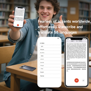 64GB kỹ thuật số ai ghi âm giọng nói 36h kim loại MP3 cuộc gọi chatgpt Lưu ý taker tâm bản Đồ Tóm Tắt & miễn phí phiên mã thuê bao - Product Image 4