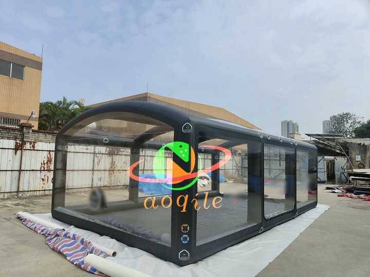 Durable Anti Dust Inflatable Bubble Car Parking Shelter Inflatable Air ...