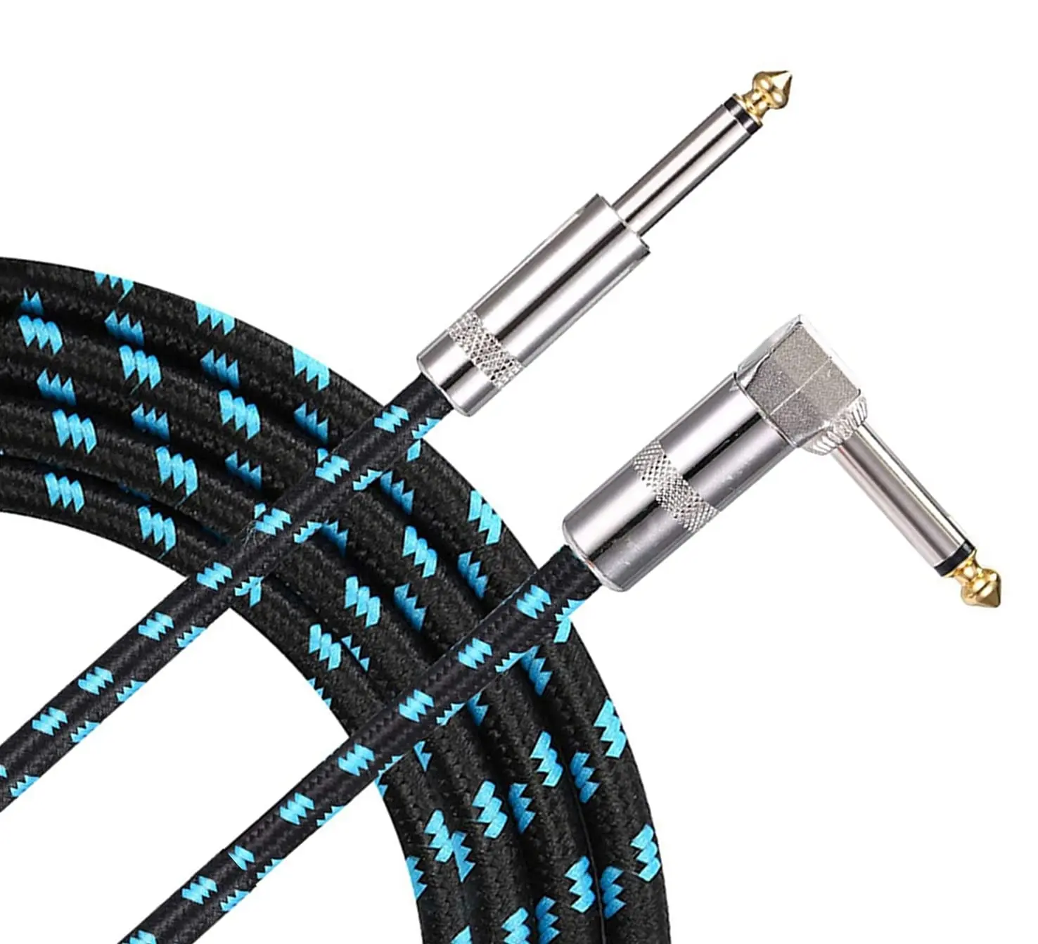 Professional Instrument Cable Electric Guitar AMP Cord 1m 3m 6m 3ft 10ft 20ft 1/4inch TS Cable for Guitar Bass Mandolin Keyboard