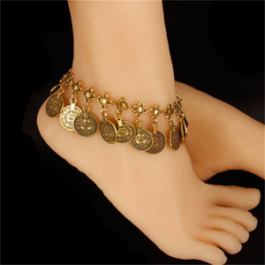 Offre Spéciale Gland Sandale Aux Pieds Nus Cheville En Or Chaîne Bijoux <span class=keywords><strong>Danse</strong></span> <span class=keywords><strong>Du</strong></span> <span class=keywords><strong>Ventre</strong></span> Chaîne Boho Pièce Sandales Cheville Pour femmes Filles - Product Image 1