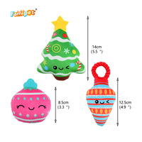Famipet Fabricant Grossiste Nouveau Jouet en Peluche Sonore pour Chien, Design Thème Noël, Mignon, Doux, Rembourré et Froissé