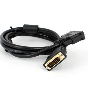 Cable DVI 24+1 Macho a Macho, Chapado en Oro, Conexión para Monitor, Resolución 1080P, Revestimiento de PVC con Blindaje Trenzado - Product Image 3