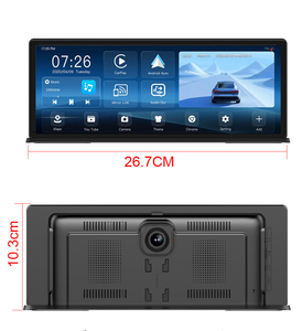 11.3 "Car DVR Android 14 không dây Carplay Android Auto 8 core 6 gam + 64GB Wifi GPS navigation ống kính kép ghi video offline bản đồ - Product Image 6